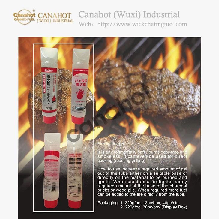 Methanol Ignition Gel(Fire Lighter) For Outdoor Catering